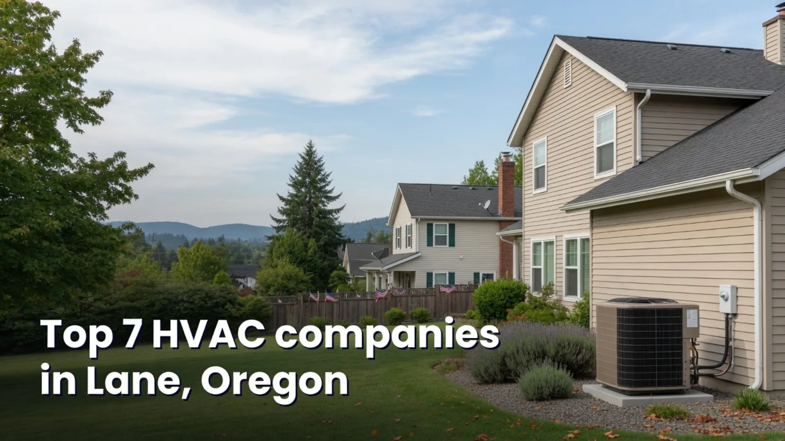HVAC service in Lane, Oregon