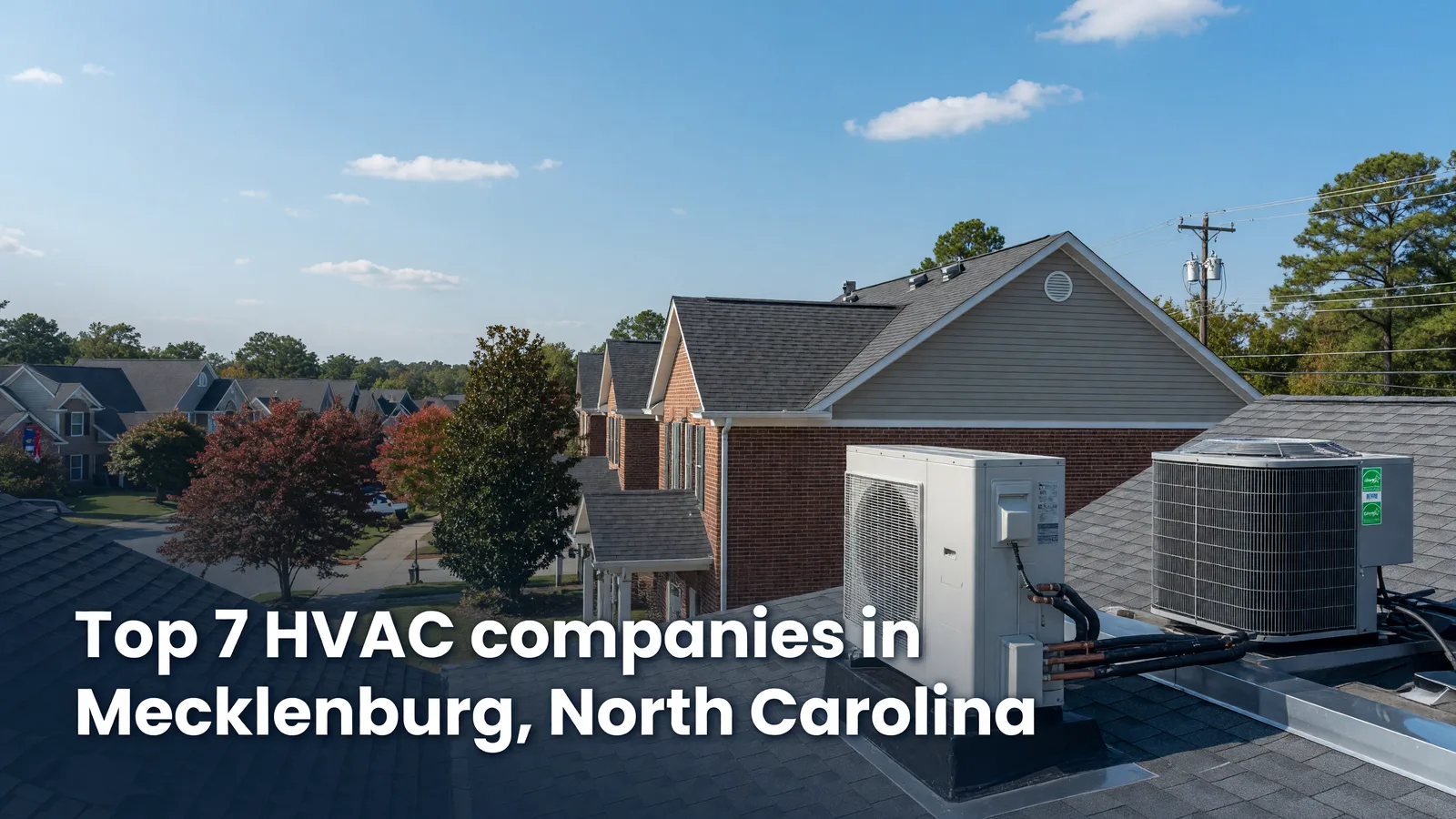 HVAC service in Mecklenburg, North Carolina