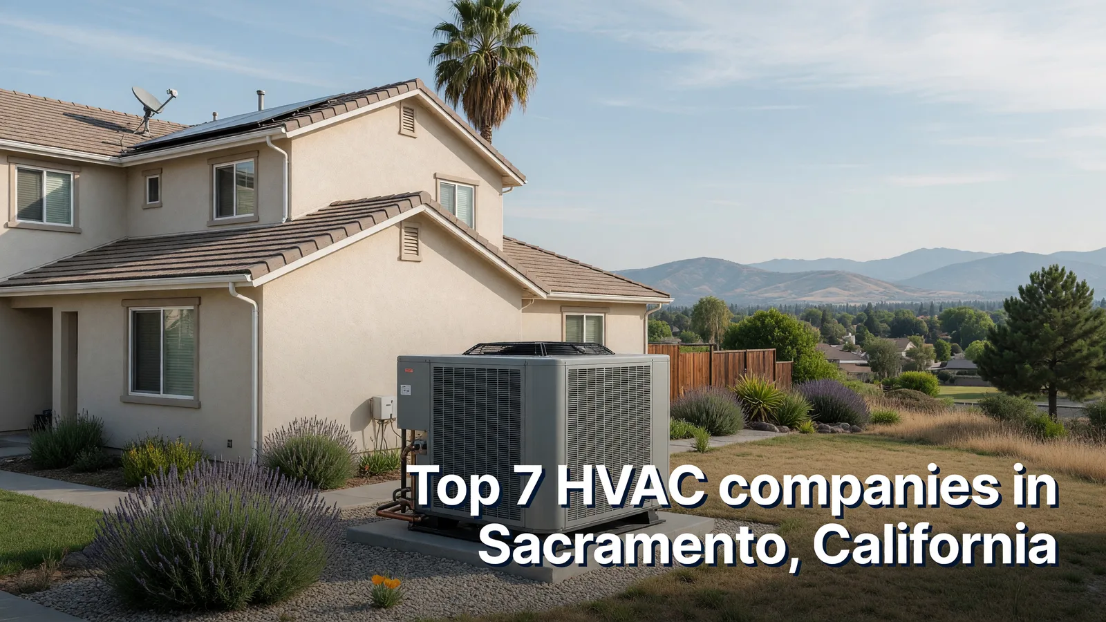 HVAC service in Sacramento, California